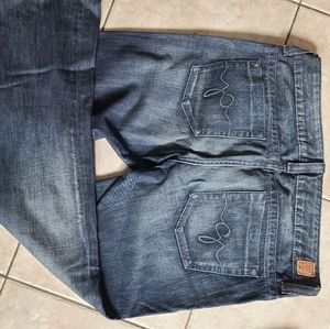 Guess daredevil flare low rise